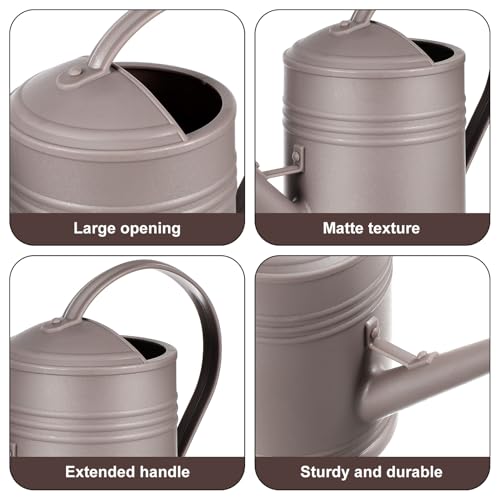 DOITOOL Multi-Purpose Indoor Watering Can with Long Spout Garden Tool for Delicate Flower Watering and Houseplants Ergonomic Handle for Easy Use