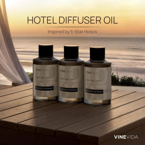 VINEVIDA (32oz) Hotel Fragrance Collection Diffuser Oil - Hotel Scents Diffusers for Home - Cold Air Diffuser Oil - Hotel Scent Essential Oil - Scent No.1019 Inspired by The Aria Hotel - size: 32 Fl Oz (Pack of 1)