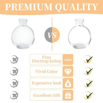 Mini Bud Vases As Wedding Centerpieces for Tables,Clear Bud Vases for Flowers,Small Flower Vases Suitable for Birthday Party,Anniversary,Wedding Reception,Baby Shower (Clear, 28PCS) - color: 28pcs