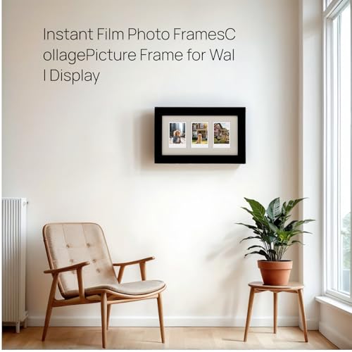 Polaroid Picture Frame Collage 2x3 Instax Mini Film - 3 Openings - size: 10.6×6.3