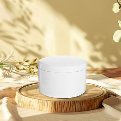 Cabilock Ceramic Jewelry Box with Lid Round Ring Case for Earrings Studs and Pendants Small Jewelry Box for Women Bedside Organizer for Daily Wear Desktop Decor 3.34 X 3.34 X 2.16 in