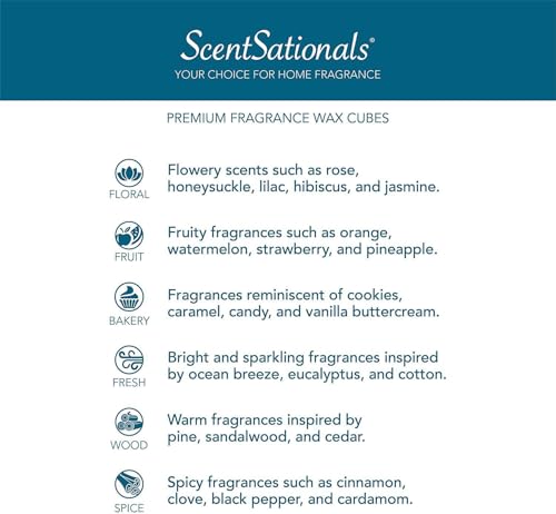 ScentSationals Pumpkin Spice Scented Wax Melts - Pumpkin, Cinnamon, & Clove, 10oz (24 Cubes) - style: Pumpkin Spice