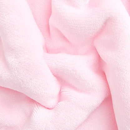 Sherpa Fleece Throw Blanket, Light Pink, 50x60 inches | Double-Sided Super Soft Luxurious Plush Blanket Throw Size - color: Light Pink, size: 50"×60"