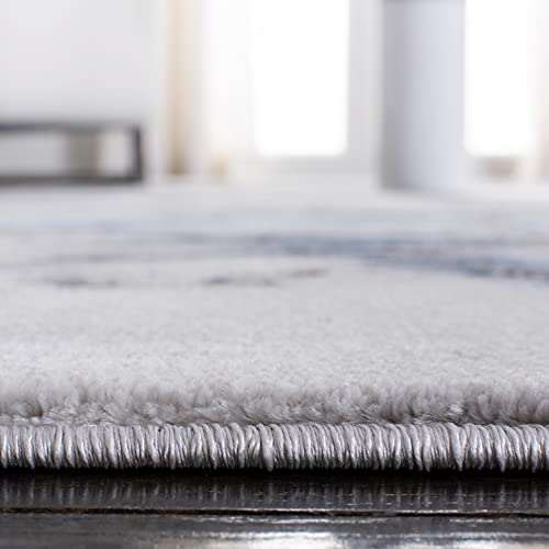SAFAVIEH Craft Collection CFT877L Modern Abstract Non-Shedding Living Room Bedroom Accent Rug, 2'3" x 4', Grey / Blue - color: Grey/Blue, size: 2'3" x 4' (Rectangular)