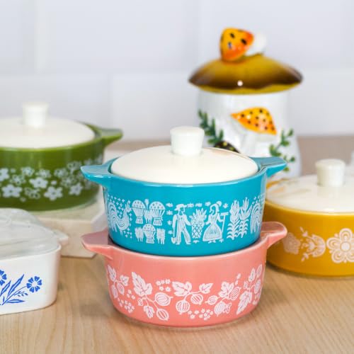 Butterprint-Inspired Ceramic Trinket Box with Lid, Keepsake