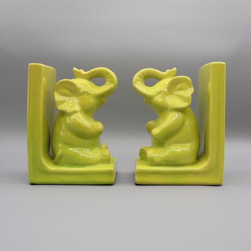 Ceramic Bookends, Set of Book Holders, Library Decoration