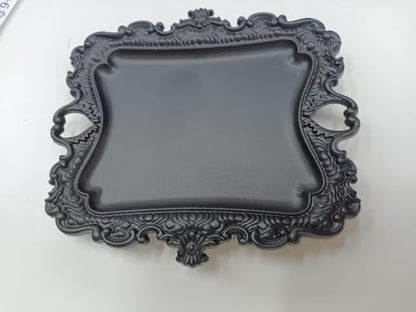 1 Pack Jewelry Dish Matte Black Jewelry Trays ideal for holding jewelry rings and small trinkets. - color: Matte Black, size: small:5"(125mm)*4.4"(110mm)*0.6"(15mm)