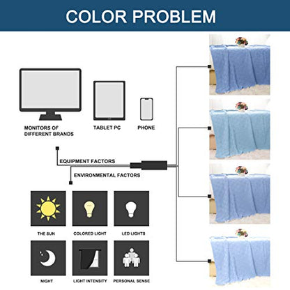 uxcell 100% Cotton Knit Throw Blanket, Cable Decors Light Blue 47x70 - color: Light Blue