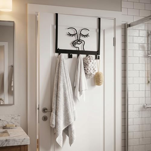 Reallnaive Bad Smell Humorous Over The Door Hooks Bathroom Decoration Hanger Wall Mount Art Funny Rack Holder for Towel, Hat, Coat, Cloth, Keychain, Bag, Christmas Gift - style: Bad Smell Humorous