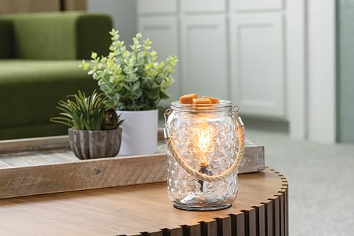Candle Warmers ETC Hobnail & Rope Vintage Bulb Illumination Fragrance Warmer - size: Hobnail & Rope