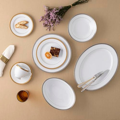 Noritake Charlotta Gold Oval Platter, 14"