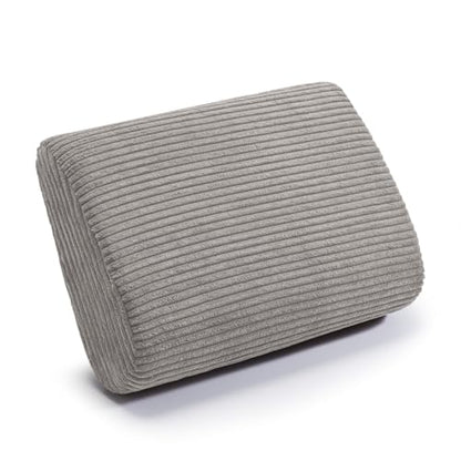 Large Lumbar Cushion Lumbar Support Pillow, Ergonomic Lumbar Pillow with Machine Washable, Help Relieve Pain of Back, Lumbar, Tailbone and Sciatic Nerve Support. (Dark Grey) - color: Dark Grey