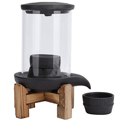 Backflow Incense Burner, Smoke Waterfall Incense Holder for Home Decor, Feng Shui Decoration with Elegant Design for Living Room Bedroom Office Yoga Meditation