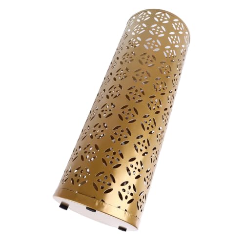 TOPINCN Metal Umbrella Holder, Round Umbrella Stand Rack for Entryway Home Office, Freestanding Umbrella Holder Bin Rain Collection Umbrella Organizer Canes Walking Stick Storage Bin (S)