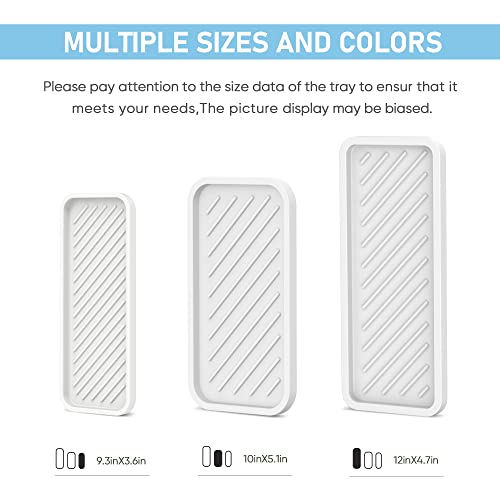 Silicone Sponge Holder-Large Thick Durable 10" Sink Organizer Tray-Kitchen | Thick Durable Sponge Caddy, Large Sink Tray, Dish Soap & Scouring Pad Holder, Countertop Drip Tray, Easy Clean, Rust-Proof - color: C-wh, size: 10x5.1inch