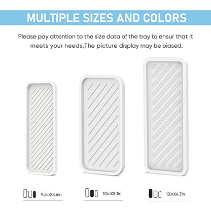 Silicone Sponge Holder-Large Thick Durable 10" Sink Organizer Tray-Kitchen | Thick Durable Sponge Caddy, Large Sink Tray, Dish Soap & Scouring Pad Holder, Countertop Drip Tray, Easy Clean, Rust-Proof - color: C-wh, size: 10x5.1inch