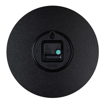 La Crosse Clock 404-3630C 12 inch Dark Sierra Wood Analog Quartz Wall Clock - color: Black/Brown