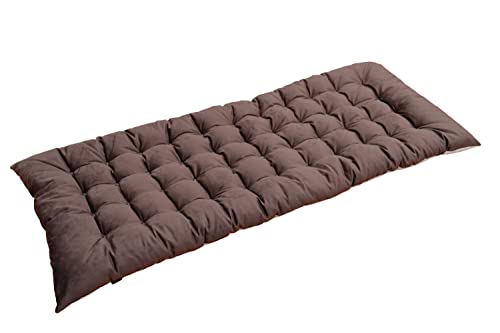 Lounge Chair Cushion for Outdoor Furniture, Comfortable Recliner Chair Cushion for Patio, 51.2 L X 19.7 W, Brown - color: Brown, style: 51.2 L X 19.7 W