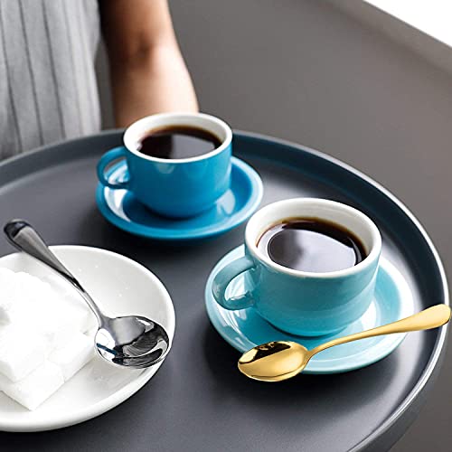 Demitasse Espresso Spoons, 5.5 Inches Stainless Steel Coffee Spoon - color: Gold, size: 5.5Inch