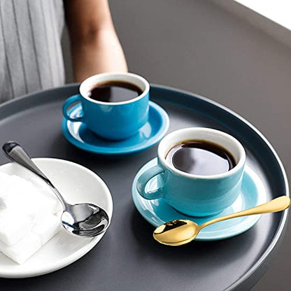Demitasse Espresso Spoons, 5.5 Inches Stainless Steel Coffee Spoon - color: Gold, size: 5.5Inch