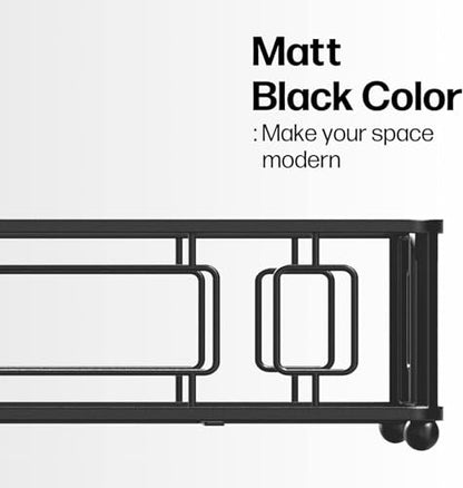 Guest Towel Holder Tray for Bathroom Countertop, Black Metal | Guest Bathroom, Powder Room & Vanity Use - color: H - Black Guest Towel Holder Tray, size: Guest Towel Holder