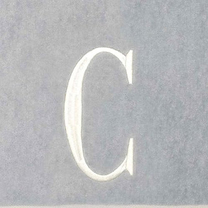 Avanti Linens - Towel Set, Soft & Absorbent Cotton, Embroidered Bathroom Decor, Set of 5 (Monogram Collection, Initial C) - style: C