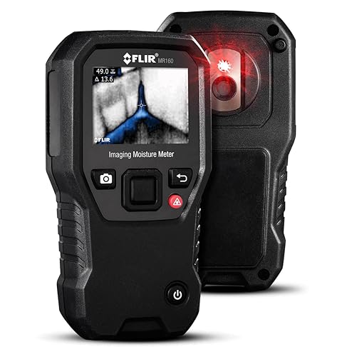 FLIR MR160 Imaging Moisture Meter with IGM Technology: Thermal Imaging, Pin & Pinless Detection, 80x60 Resolution, METERLiNK App, Rechargeable Battery - for Home Inspection & Mold Remediation | 80x60 thermal imager, METERLiNK app, rechargeable, 9999 image