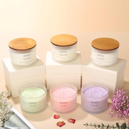 Scented Candles for Home, Sage Citrus Candles Aroma Fragrant 12.4oz Soy Wax, Luxury Large Candle Gift,up to 70 Hours Burn Time, Birthday Gifts for Women&Men Festival Relaxation Ambience