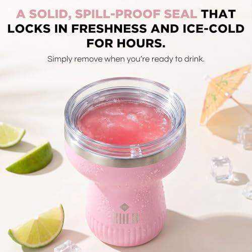 Double Wall Insulated Margarita Tumbler, Cocktail Cup Cherry Blossom, 16 oz | Keeps Drinks Cold 12+ Hours, Shatterproof, Portable, Travel Friendly Perfect for Margaritas, Martinis, Cocktails & Mix Drinks - color: Cherry Blossoms