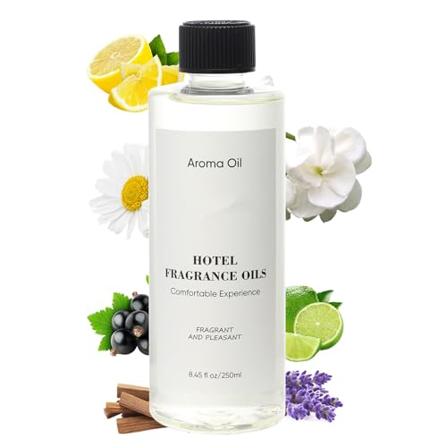 Hotel Diffuser Oil Refill Inspired by The Ritz-Carlton Hotel - 250 ml 8.45 fl oz -Aromatherapy Essential Oil- Lemon, Lavender & Wood Notes- Ideal for Ultrasonic and Waterless Diffusers - color: 1-pack Fragrance Oil