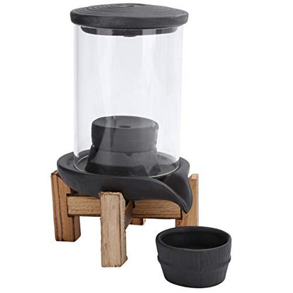 Backflow Incense Burner, Smoke Waterfall Incense Holder for Home Decor, Feng Shui Decoration with Elegant Design for Living Room Bedroom Office Yoga and Aromatherapy