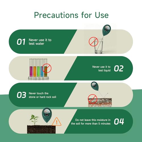 Soil Moisture Meter for Plants, Hygrometer Sensor Water Monitor, Plant Moisture Tester for Indoor Outdoor Garden, Potted Plants, Farm, Lawn, No Battery (Style 2) - size: Style 2