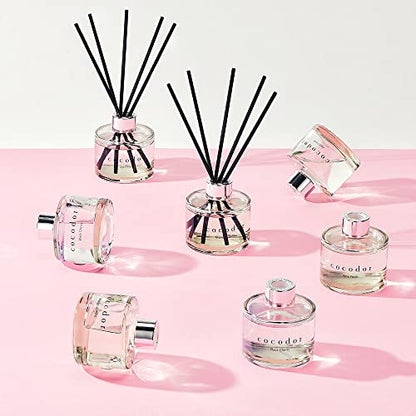 COCODOR Signature Reed Diffuser Set/Refreshing Air / 6.7oz /2 Pack/Home Fragrance Diffuser, Oil Scent Diffuser for Bathroom Shelf Decor - size: 6.7Ounce/2Pack