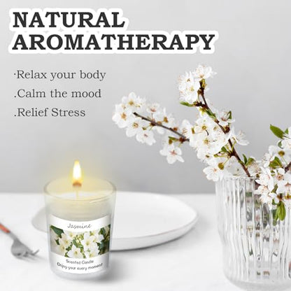 Scented Candles Gifts Set for Women and Men, Soy Wax Aromatherapy Candles 6 Pack Jar Candle for Birthday, Thanksgiving, Valentine, Anniversary, Christmas Gifts