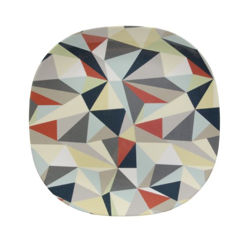 Danica Studio Melamine Salad Plates, Facet, Set of 6