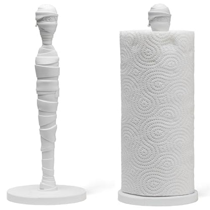 Peleg Design Tangled Joe - Fun Kitchen Gadget, Cute Paper Towel Holder with Mummy Design, Cool and Decorative Kitchen Roll Stand for Halloween & Everyday Use