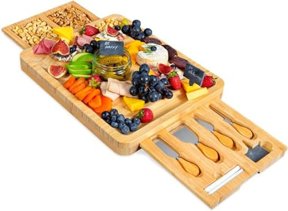 Personalized Charcuterie Board, Custom Bamboo Engraved Cheese Board, Customized Gifts, Bridal Shower Gifts, Perfect for Personalized Wedding - style: Personalized Large Charcuterie Board