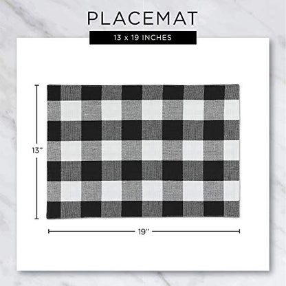 DII Basic Everyday Ribbed Tabletop 100% Cotton, Placemat Set, 13x19, Artichoke, 6 Piece - color: Artichoke, size: 13x19"