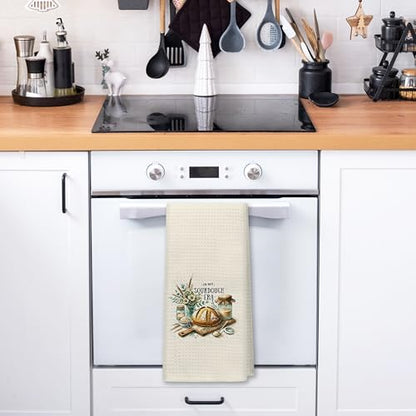 Funny Baking Gifts Kitchen Baking Towels, Gifts for Women Sourdough Bakers, in My Sourdough Era Floral Hand Dish Towels for Kitchen, 16x24 Inch - color: Kitchen-100