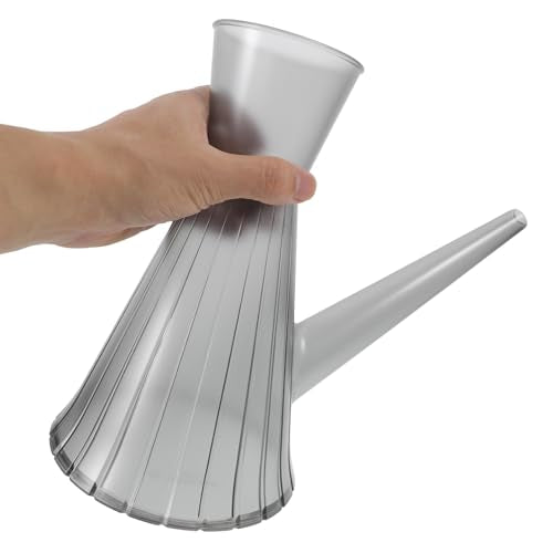 Long Spout Watering Can for Indoor Plants 1.3l Gray Handheld Watering Pot with Large Capacity for Gardening and Flower Arranging
