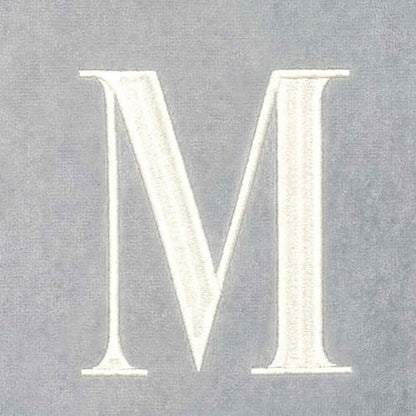 Avanti Linens - Towel Set, Soft & Absorbent Cotton, Embroidered Bathroom Decor, Set of 5 (Monogram Collection, Initial M) - style: M