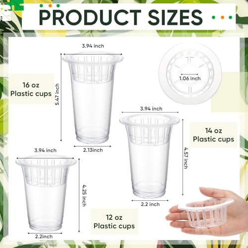 35 Pcs Plastic Plant Propagation Station Desktop Terrariums Plant Tabletop Vase with Hydroponic Baskets for Indoor Home Office Desktop Decor (4.25'',4.57'',5.47'') - size: 4.25'', 4.57'', 5.47''