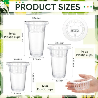 35 Pcs Plastic Plant Propagation Station Desktop Terrariums Plant Tabletop Vase with Hydroponic Baskets for Indoor Home Office Desktop Decor (4.25'',4.57'',5.47'') - size: 4.25'', 4.57'', 5.47''