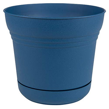 Bloem Saturn Planter, 5", Deep Sea - color: Deep Sea Blue, size: 5"