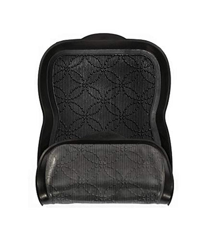 A1HC Boot Tray-Water Resistant Rubber Utility Shoe Mat 16"x31" for Indoor and Outdoor Use in All Seasons Multi-Purpose Boot Tray Mat for Entryways - style: Geometric Black