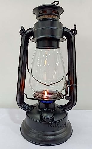 Outdoor Candle Lantern Decorative Hurricane Holder Patio Deck Indoor | Hurricane Lantern 12inch Black Lantern Original Version|