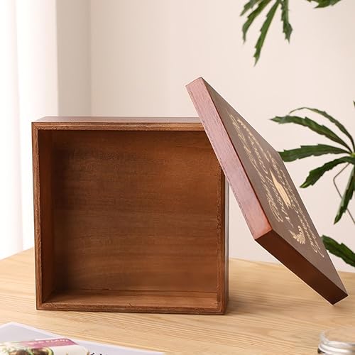 Personalized Graduation Keepsake Box for Him Her, Custom Graduation Gifts | Wooden Memory Box, Grauation Gift Box, Wood Box for Jewelry, Mementos & Photos Storage, Customize Grad Year, Name & Message - size: 5.9"L x 5.9"W x 3.9"H, style: Graduation
