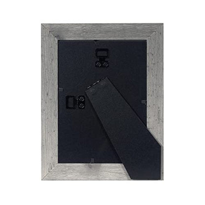 Grey 5x7 Picture Frame set of 3,Display 5x7 without Mat or 4x6 with Mat - color: Grey, size: 5x7 inches