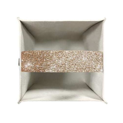 Gold Square Tissue Box Holder with Bottom Belt Foldable Napkin Facial Tissue Holder Dispenser Home Car Office Paper Organizer - color: Gold