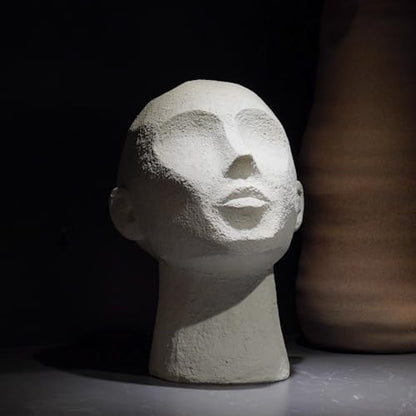 Abstract Decor Sculptures Home Décor 7.25 * 6.25 * 8.5 Inch | Resin Thinker Human Head Statue Shelf Decorations Bust Statues for Living Room Office Table Art Decor Accents